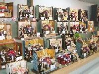会期中の2階展示場風景